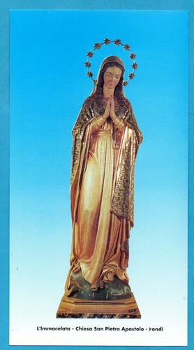 Santino holy card madonna - card,