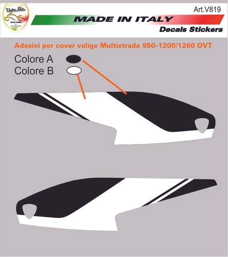 Adesivi per valigie ducati - per,