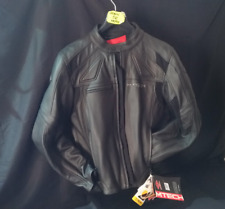 GIUBBOTTO MOTO IN PELLE CON