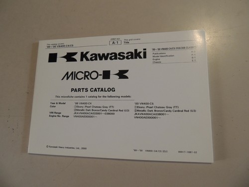 Parts catalog kawasaki 400 - parts, vn
