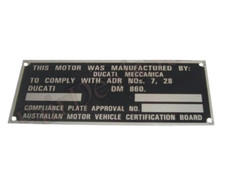 DUCATI 860 AUSTRALIA TARGA