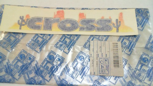 Targhetta cross ape piaggio - cross,