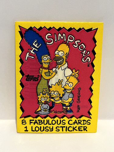 1990 topps the - topps, simpsons
