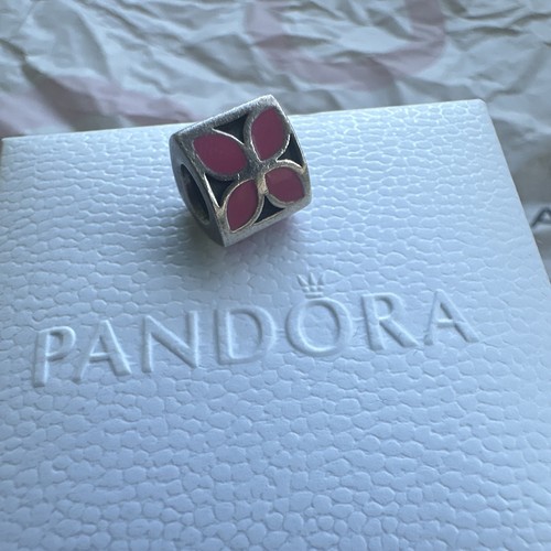 Charm pandora argento rosa - charm,