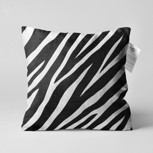 Copricuscino zebra con colori - copricuscino,