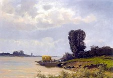 Dipinto ad olio Louis Apol -