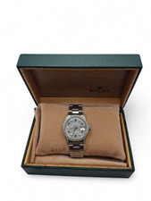 Orologio da polso unisex Rolex Datejust ref. 16014 vintage anni '80 con diamanti