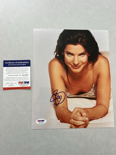 Foto firmata sandra bullock - sandra,