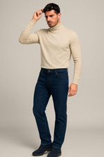 JEANS UOMO WAMPUM ZIP BOTTONE