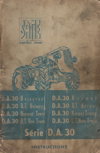 Notice entretien tracteurs - ,