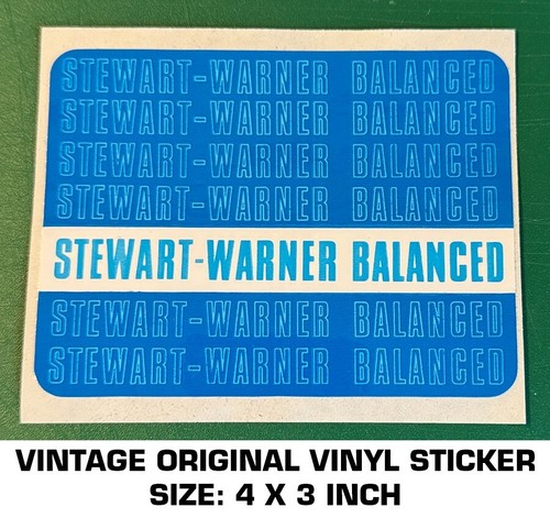 Stewart warner balanced - stewart-warner,