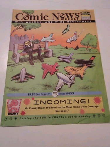 Vintage comic news weekly - comic,