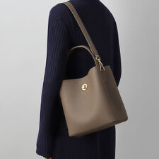 Borsa donna a tracolla 100% vera pelle borsa a secchiello tote bag tracolla