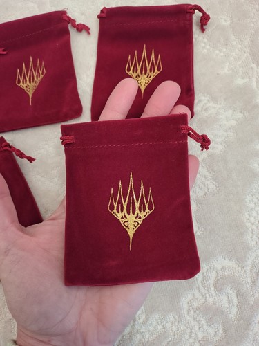 Burgundy dice bag lord of - burgundy,