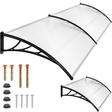 Pensilina Tettoia in policarbonato per porta o finestra per esterno 150x93cm nuo