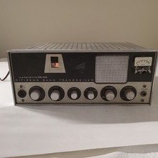 Vintage Lafayette HB-222 Tube CB Radio Citizens Band ricetrasmettitore si accende