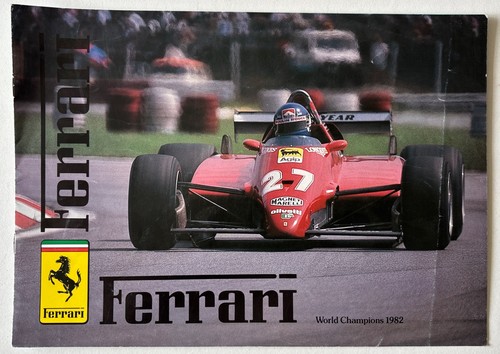 Brochure gamma ferrari - ferrari, 1982