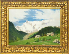 dipinto olio su cartone