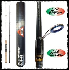 CANNA DA PESCA SPINNING 2.10MT IN CARBONIO ALTO MODULO PER TROTA BASS CAVEDANO