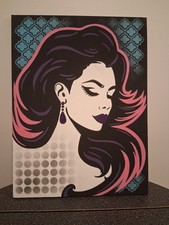 Ritratto di ragazza astratta -