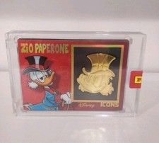 Disney Zio Paperone Black Gold Icons Card Panini Limited Edition  No Topolino