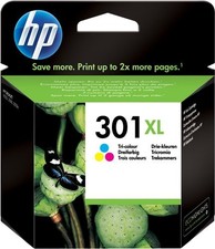 ORIGINAL HP Cartuccia d'inchiostro differenti colori CH564EE 301 XL ~330 Seiten 