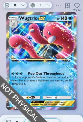 Pokemon tcg pocket wugtrio - tcg,
