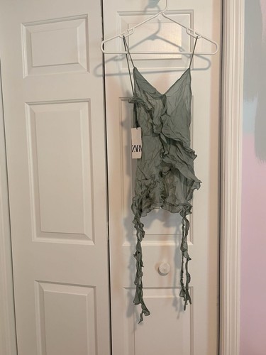 Zara nuovo top semi - top, con