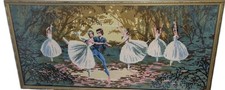Large Vintage Framed Ballet