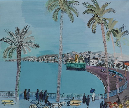 Raoul dufy baia - baia, angeli