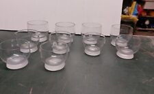 Servizio 8 Bicchieri Acqua Vino Anni 50 Vintage Caretteristici D'epoca 