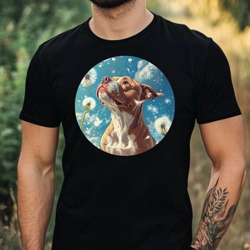 Shirt uomo pitbull - pitbull, fantasia