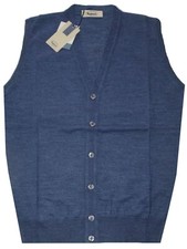 GILET UOMO lana merino 3XL 4XL