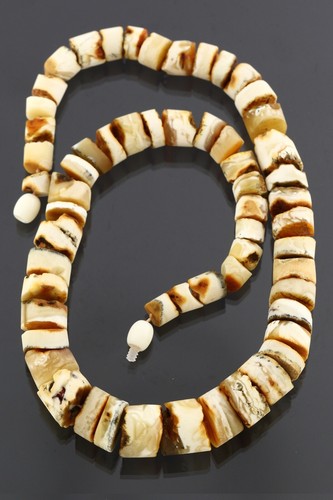 Collana perle bottone - , grezzo