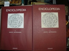  Enciclopedia dell'Einaudi volume primo Abaco-Astronomia