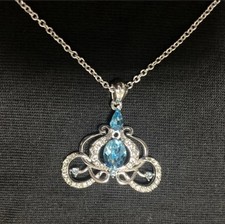 Collana carrozza zucca disney - collana,