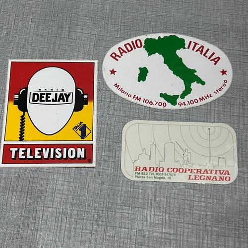 Adesivi radio italia - radio,
