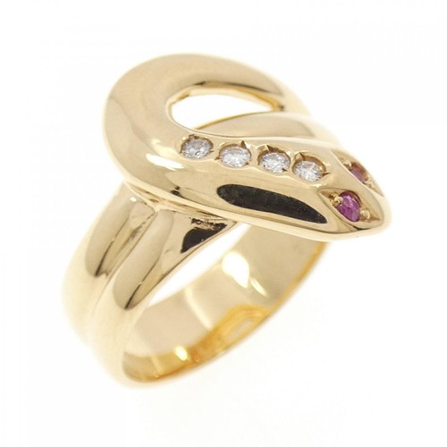 Autentico anello oro - in, giallo