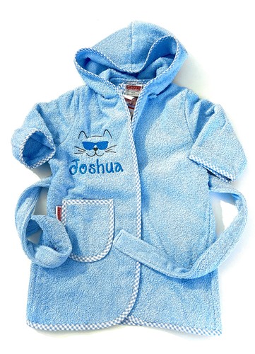 Accappatoio bambino ricamato - accappatoio,