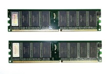 2x256MB 512MB Memoria RAM vData MDGVD5F3G375B1EZ2 DDR 400MHZ