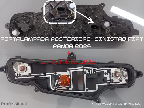 Portalampada posteriore - portalampada, sx