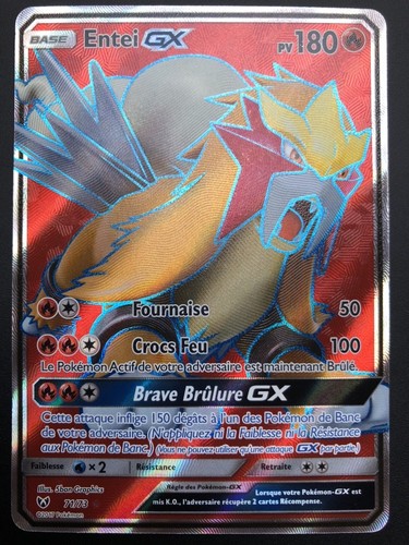 Carte pokemon entei - carte,