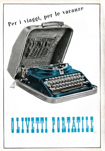 Pubbl 1939 olivetti portatile - 1939,