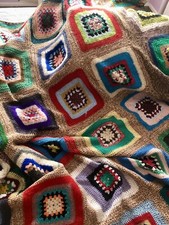 Coperta tricot multicolor