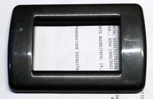 Placca posti metallo - in,