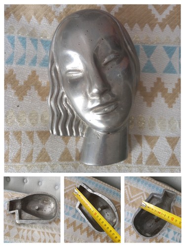Antica vintage scultura volto - vintage,