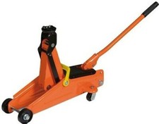 CRIC SOLLEVATORE IDRAULICO A CARRELLO PROFESSIONALE PER AUTO  2 TON 130-345 MM 