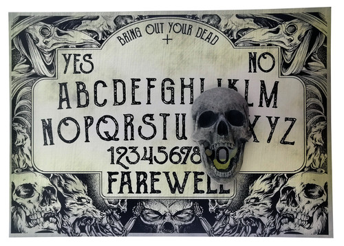 Hand finished plague ouija - finished,