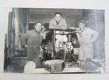 FOTO VINTAGE MOTORE CAMION TIR TRUCK PHOTO 1950 CA OFFICINA KAELBLE MECCANICO