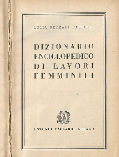 Dizionario enciclopedico dei - dizionario,